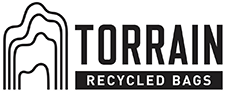 torrain recycled bags logo