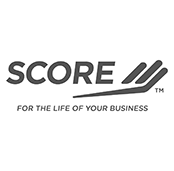 SCORE bw logo