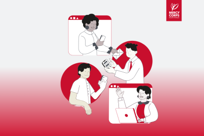 graphic image of people networking