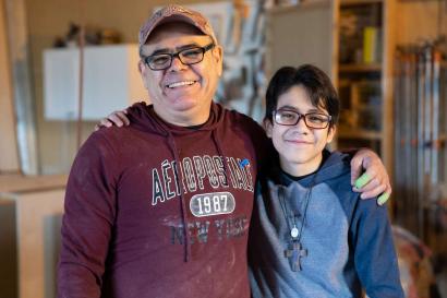 Antonio garcia of abzuya woodworking and his son