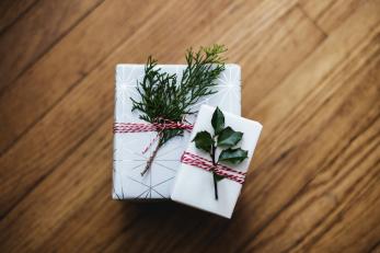 presents on a table