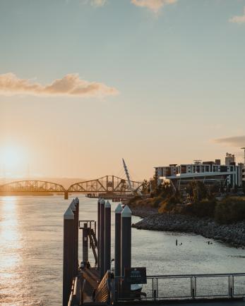 downtown Vancouver, Washington waterfront 